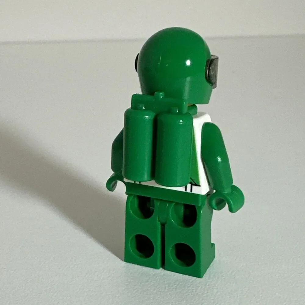 Green Futuron Statue cty0582 City Square Classic Space LEGO® Minifigure Figure